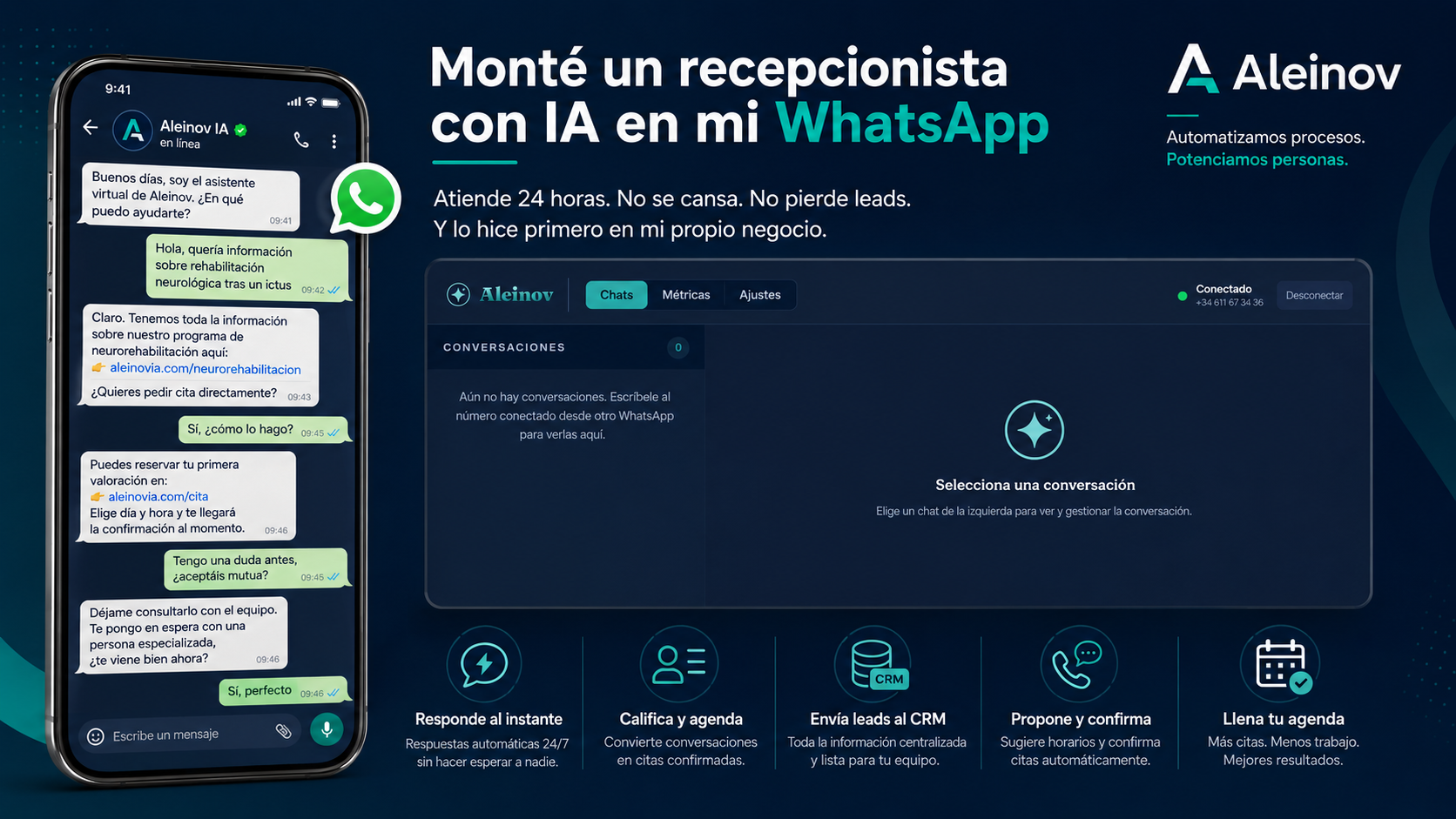 Panel del bot WhatsApp IA Aleinov